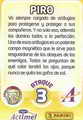 Piro - regular card back
