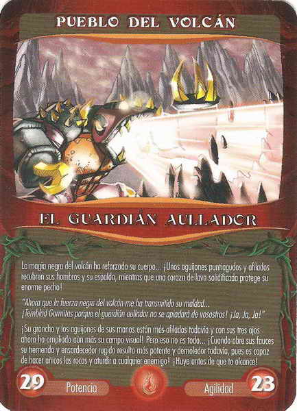 Guardián aullador (special with Gormiti magazine 10) (card)