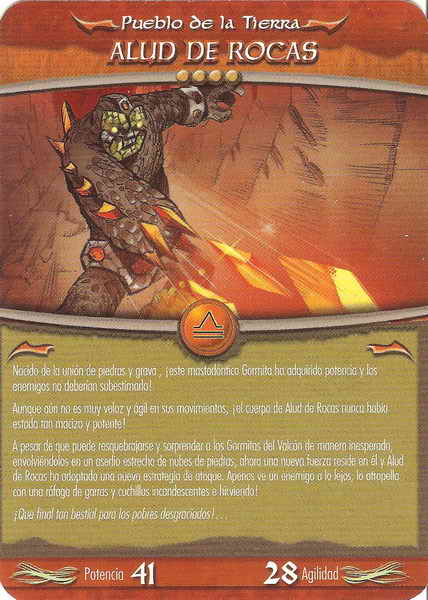 Alud de rocas (Special with Gormiti magazine 11) (card)