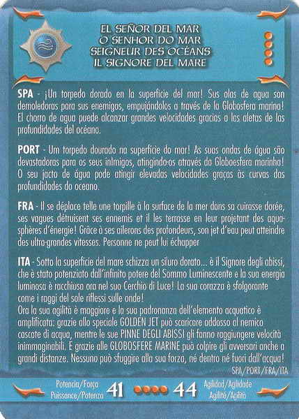 El Señor del mar (card)