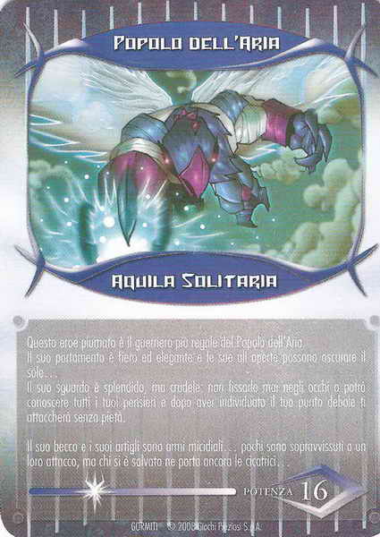 Aquila solitaria (card)