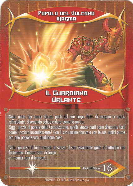 Guardiano urlante (card)