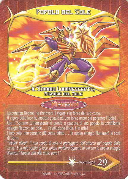 Il sommo Luminescente (card)