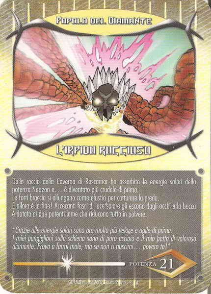L'Irpido roccioso (card)