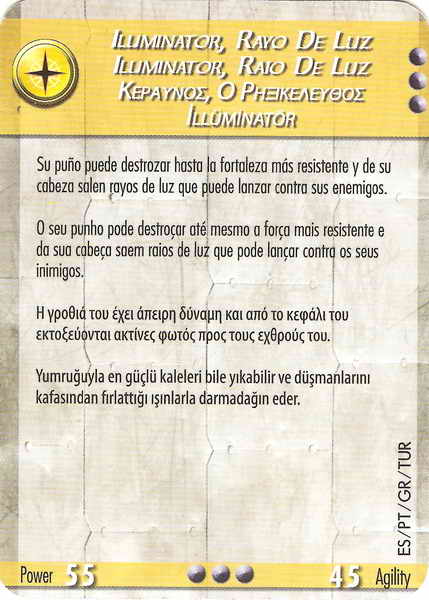Illuminator, Italy only (card)
