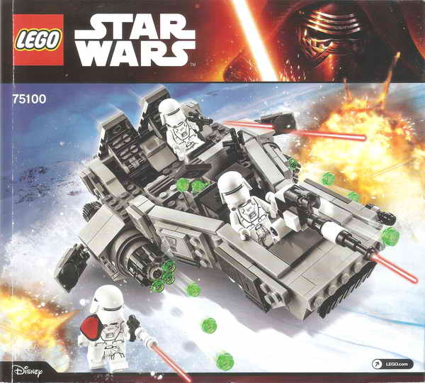 Star Wars 75100 - First Order Snowspeeder - box