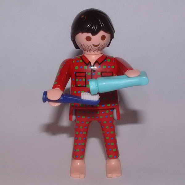 12 · Lavarse los dientes - figura