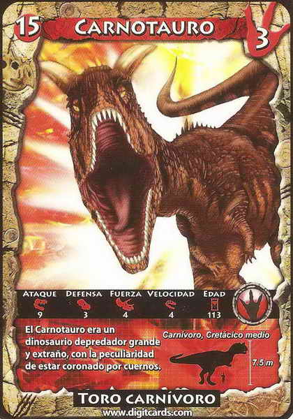 Carnotaurus (combat card)