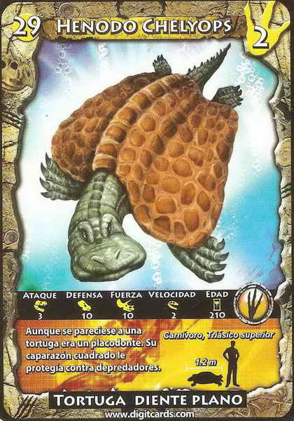 29 · Henodus chelyops (combat card)