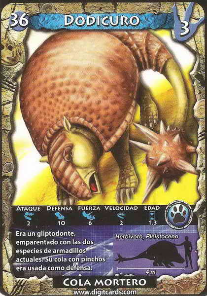 36 · Doedicurus (combat card)