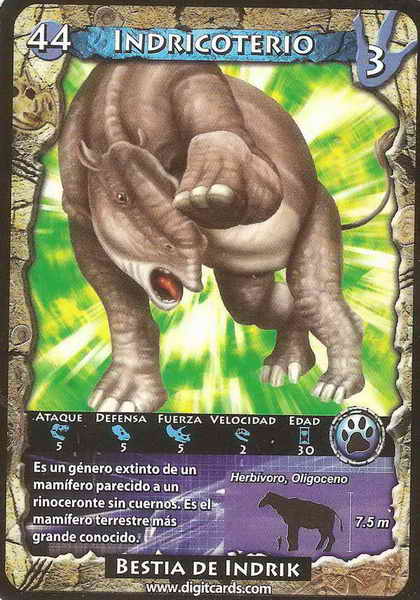 44 · Indricotherium (combat card)
