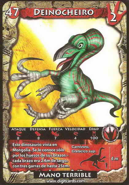 47 · Deinocheirus (combat card)