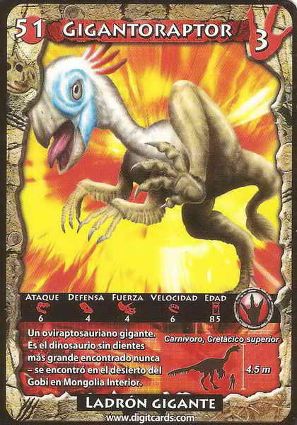 51 · Gigantoraptor (combat card)