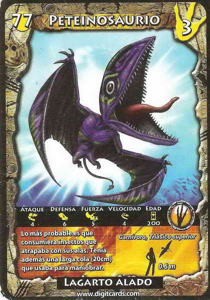 77 · Peteinosaurus (combat card)