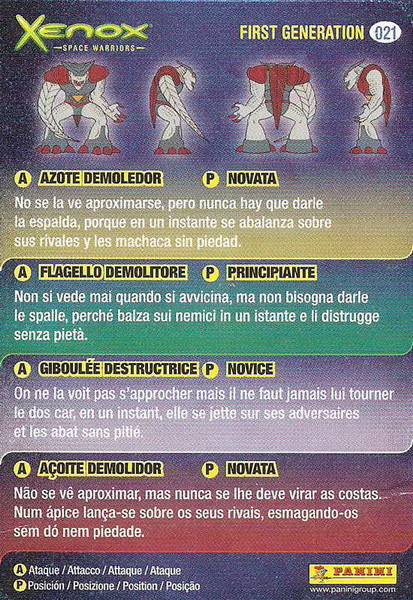 Asaurix: card back