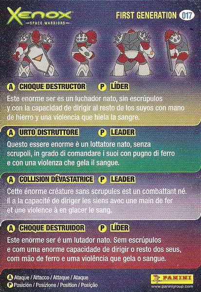 Rex Tyrex: card back