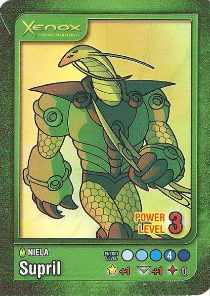 Supril: card front